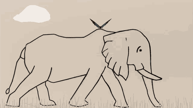 Elephants Walking GIF - Elephants Walking Animated - Discover & Share GIFs