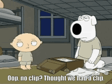 family guy stewie griffin brian griffin no clip thought we had a clip