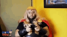 Chapin Show Fat Thor Parody GIF - Chapin Show Fat Thor Parody Video Games GIFs