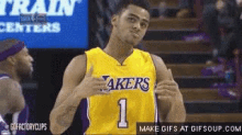 De Angelo Russell Lakers GIF - De Angelo Russell Lakers Hotline Bling GIFs