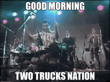 Two Trucks Good Morning GIF - Two Trucks Good Morning Neil Cicierega GIFs