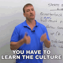 You Have To Learn The Culture Adam GIF