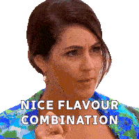 Nice Flavour Combination Kyla Kennaley Sticker - Nice Flavour Combination Kyla Kennaley The Great Canadian Baking Show Stickers
