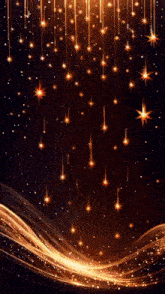 a poster for the rj family is surrounded by glowing stars