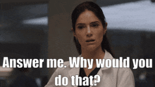 New Amsterdam Lauren Bloom GIF - New Amsterdam Lauren Bloom Answer Me Why Would You Do That GIFs