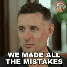 We Made All The Mistakes Michael Hussey GIF - We Made All The Mistakes Michael Hussey Quick Heal Bhajji Blast With Csk GIFs