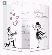 Wedding Invitation Gifkaro GIF - Wedding Invitation Gifkaro Will You Marry Me GIFs