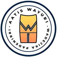 a logo that says ' aatis wayuri ' in the center