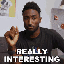 Really Interesting Marques Brownlee GIF - Really Interesting Marques Brownlee Very Fascinating GIFs