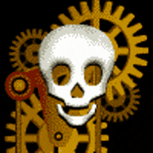 Skull Skull Emoji GIF - Skull Skull Emoji Gear GIFs