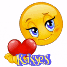 kisses blowing
