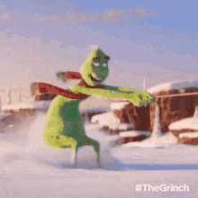 The Grinch Ski GIF - The Grinch Ski Happy GIFs