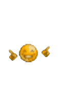 a cartoon drawing of a smiley face with a thumbs up