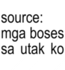a black and white image with the words source mga boses sa utak ko