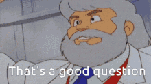 Dr Light Dats A Good Question GIF - Dr Light Dats A Good Question Mega Man GIFs