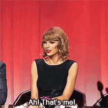 Taylor Swift Thats Me GIF - Taylor Swift Thats Me Me GIFs