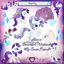 a picture of rarity from my little pony