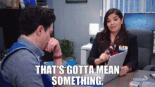 Superstore Amy Sosa GIF - Superstore Amy Sosa Thats Gotta Mean Something GIFs