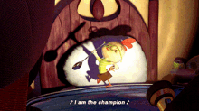 chicken little i am the champion im the champ champ champion