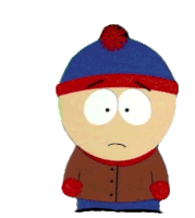 Hes Just Confused Stan Marsh Sticker - Hes Just Confused Stan Marsh South Park Stickers
