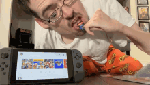 tongue in and out lick nintendo switch game yuck