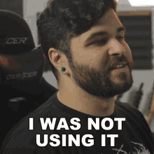 I Was Not Using It Andrew Baena GIF - I Was Not Using It Andrew Baena I Didnt Use It GIFs