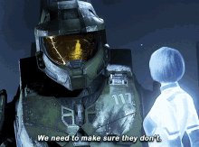 Halo Master Chief GIF - Halo Master Chief We Need To Make Sure They Dont GIFs