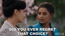 Did You Ever Regret That Choice Kate Sharma GIF - Did You Ever Regret That Choice Kate Sharma Simone Ashley GIFs