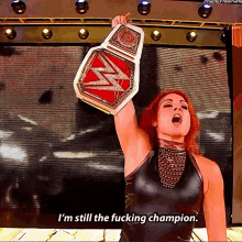 Becky Lynch Im Still The Fucking Champion GIF - Becky Lynch Im Still The Fucking Champion Wwe GIFs