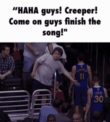 Creeper Finish The Song GIF - Creeper Finish The Song Ignored GIFs