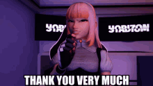 Thank You Very Much Evelyn GIF - Thank You Very Much Evelyn Meta Runner Evelyn GIFs