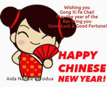 Aida Nazlee Gong Xi Fa Chai GIF - Aida Nazlee Gong Xi Fa Chai Happy Chinese New Year GIFs