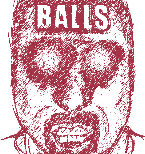 Kanye Balls Sticker