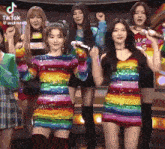 Red Velvet Peekaboo GIF - Red Velvet Peekaboo Rainbow Dress GIFs