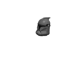 a computer generated image of a storm trooper helmet