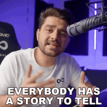 Everybody Has A Story To Tell Ignace Aleya GIF - Everybody Has A Story To Tell Ignace Aleya Everyone Has Their Own Story GIFs