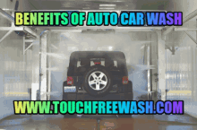 touchless car wash auto car wash cleaning car