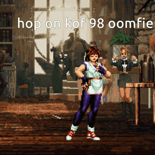 Kof98 Yuri Sakazaki GIF - Kof98 Yuri Sakazaki Yuri