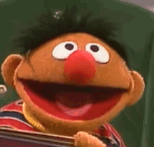 Ernie Sesame Street GIF - Ernie Sesame Street Laughing GIFs