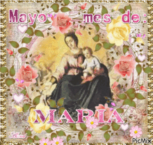 Mayo Mes Virgen GIF - Mayo Mes Virgen Mary GIFs