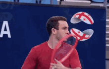 Aleksandre Metreveli Forehand GIF - Aleksandre Metreveli Forehand Tennis GIFs