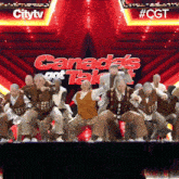 Group Dancing The Cast GIF - Group Dancing The Cast Canadas Got Talent GIFs