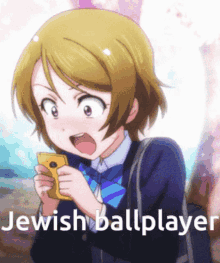 Jewish Ballplayer Love Live GIF - Jewish Ballplayer Love Live Hanayo GIFs
