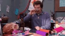Dying Drinking GIF - Dying Drinking Office Hours GIFs