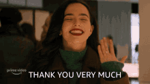 Thank You Very Much Zoey Deutch GIF - Thank You Very Much Zoey Deutch Something From Tiffanys GIFs