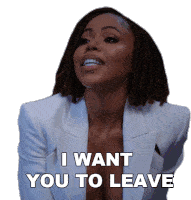 I Want You To Leave Andrea Barnes Sticker - I Want You To Leave Andrea Barnes Sistas Stickers