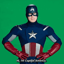 Captain America Hi GIF - Captain America Hi Smile GIFs