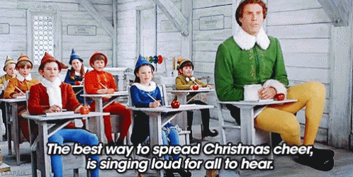 Elf Sing GIF - Elf Sing Loud - Discover & Share GIFs
