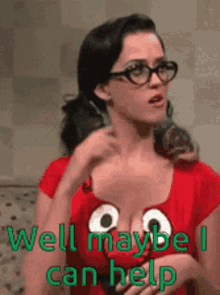 Well Maybe I Can Help Katy Perry GIF - Well Maybe I Can Help Katy Perry Twist Hair GIFs