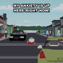 My Anxiety Is Up Here Right Now Eric Cartman GIF - My Anxiety Is Up Here Right Now Eric Cartman South Park GIFs